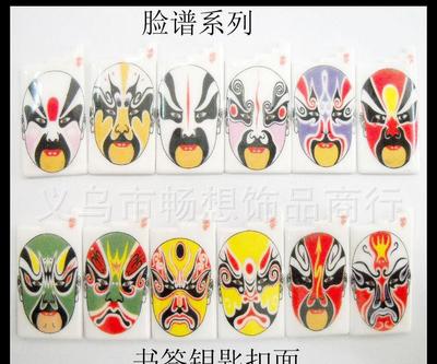 瓷魂品牌青花瓷臉譜金屬鑰匙扣 傳統(tǒng)與現(xiàn)代的時(shí)尚融合
